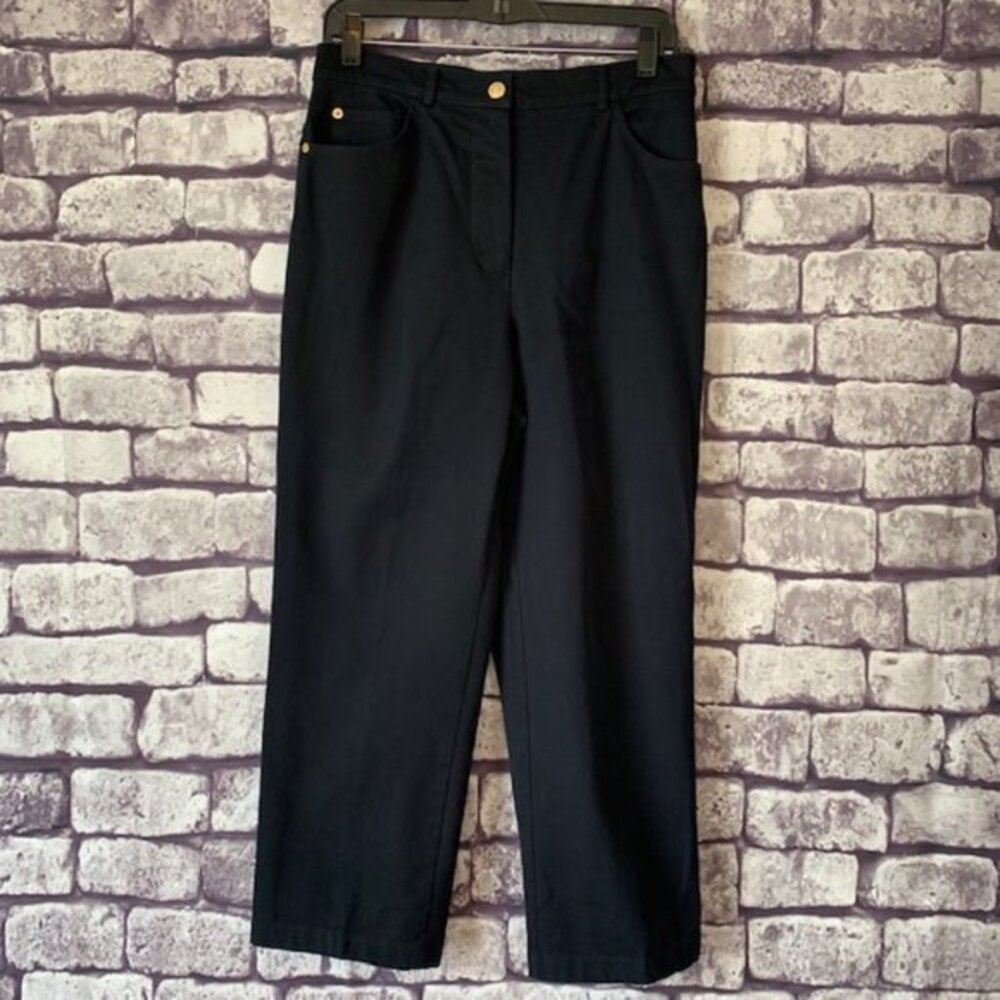 St. John Sport Black Pants Size 8